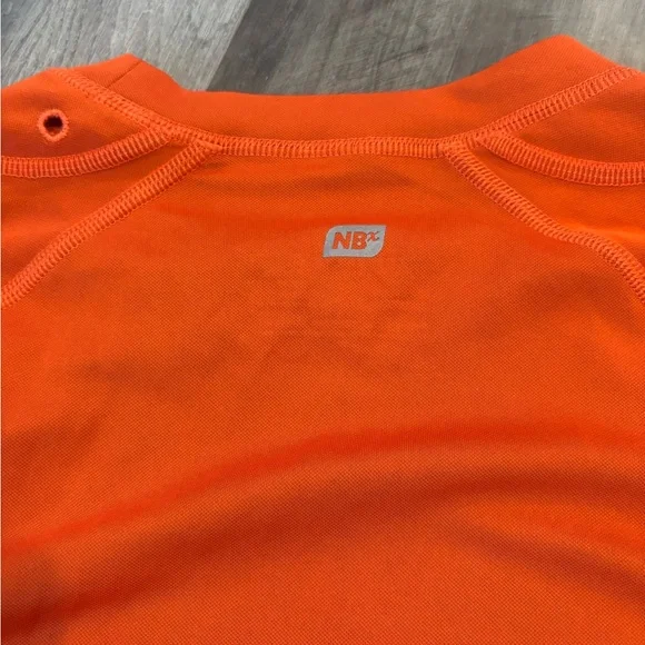 New Balance Orange Athletic Top Long Sleeves - Women’s Size Medium - Picture 8 of 9